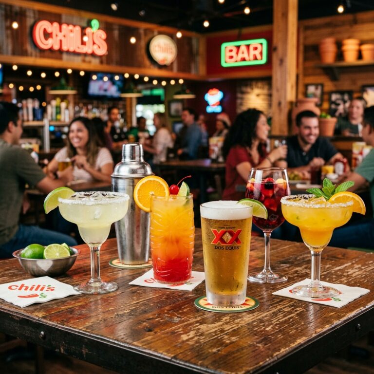 Chili's Alcohol Menu